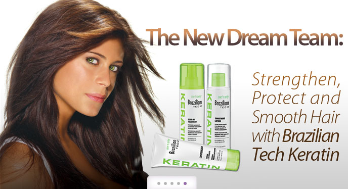 Brazilian tech keratin, hair care, shampoos, conditioners, promotion