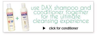 use dax shampoo and conditioner