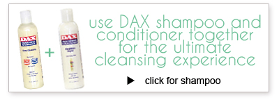 use dax shampoo and conditioner