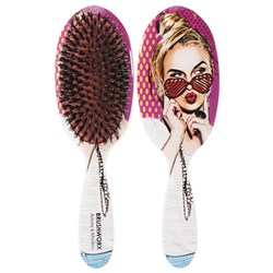 Brushworx Artists and Models Cushion Hair Brush All About Me i