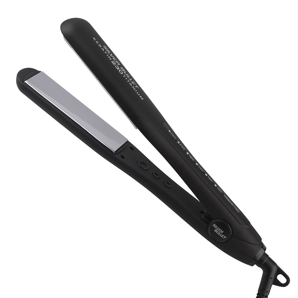 Silver bullet titanium sale wide hair straightener