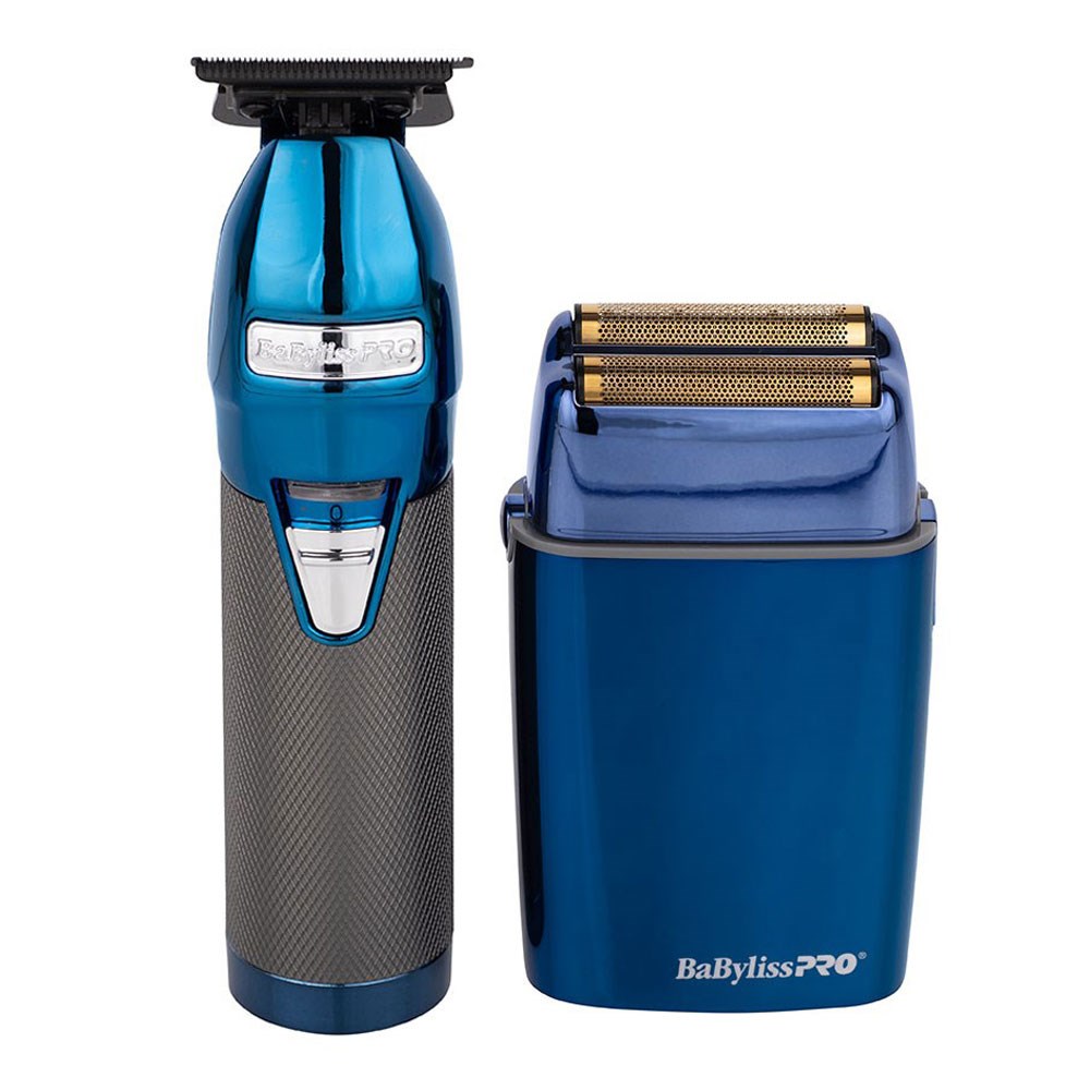 BaBylissPRO BlueFX Outliner Trimmer and Shaver Duo i glamour