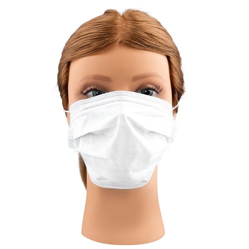20-Pack Disposable Fabric Not Rated One Size Fits Most All- Purpose Face  Mask in the Face Masks department at