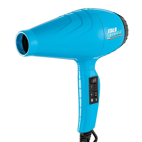 blue hair dryer