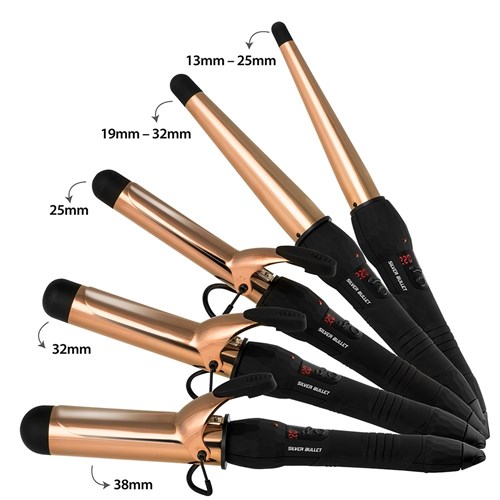 Silver Bullet Fastlane Titanium Rose Gold 32mm Curling Iron I 8946