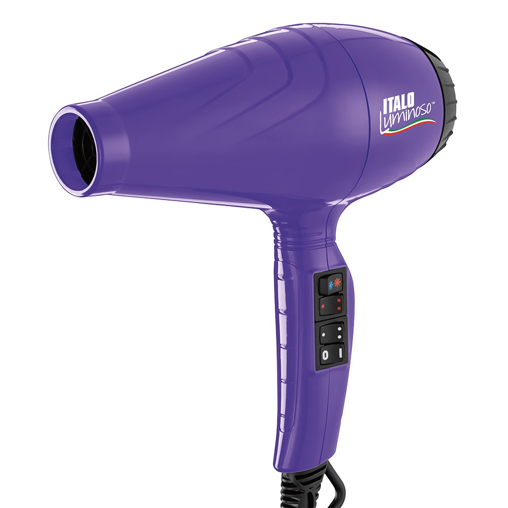 BaBylissPRO Italo Luminoso Hair Dryer Violet - i-glamour.com